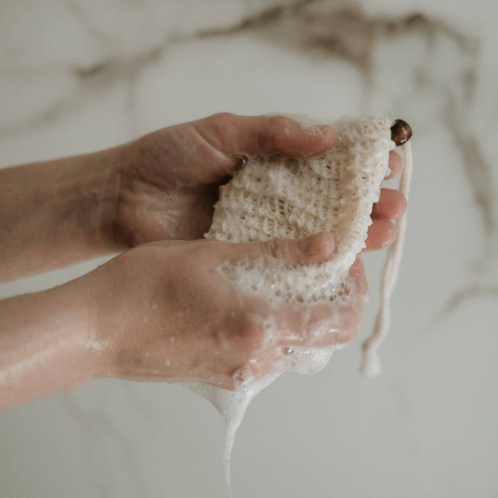 HUDSON SOAP SISAL SOAP BAG | natural exfoliating soap saver