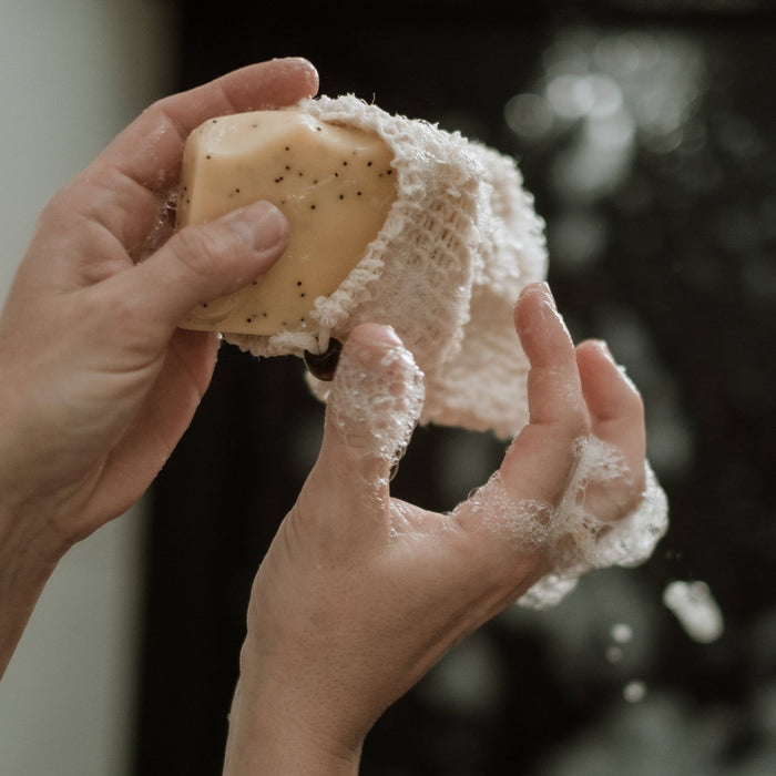 HUDSON SOAP SISAL SOAP BAG | natural exfoliating soap saver
