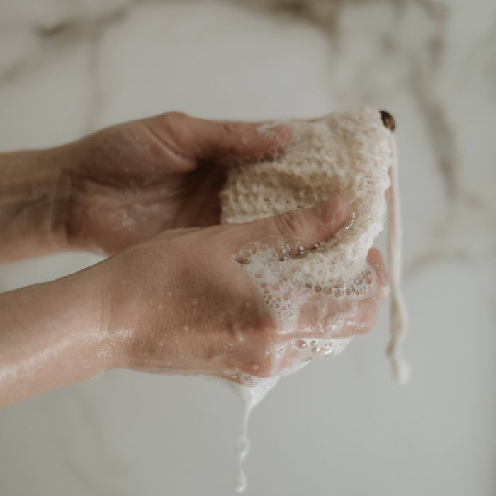 HUDSON SOAP SISAL SOAP BAG | natural exfoliating soap saver