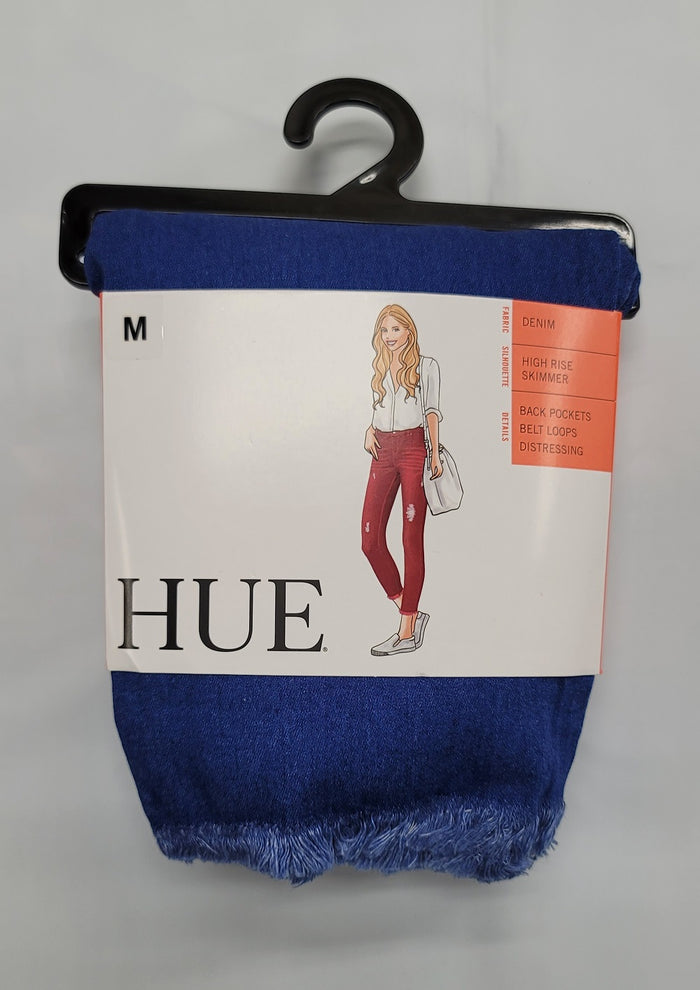 HUE Ripped Denim High Rise Skimmer Legging - U23418