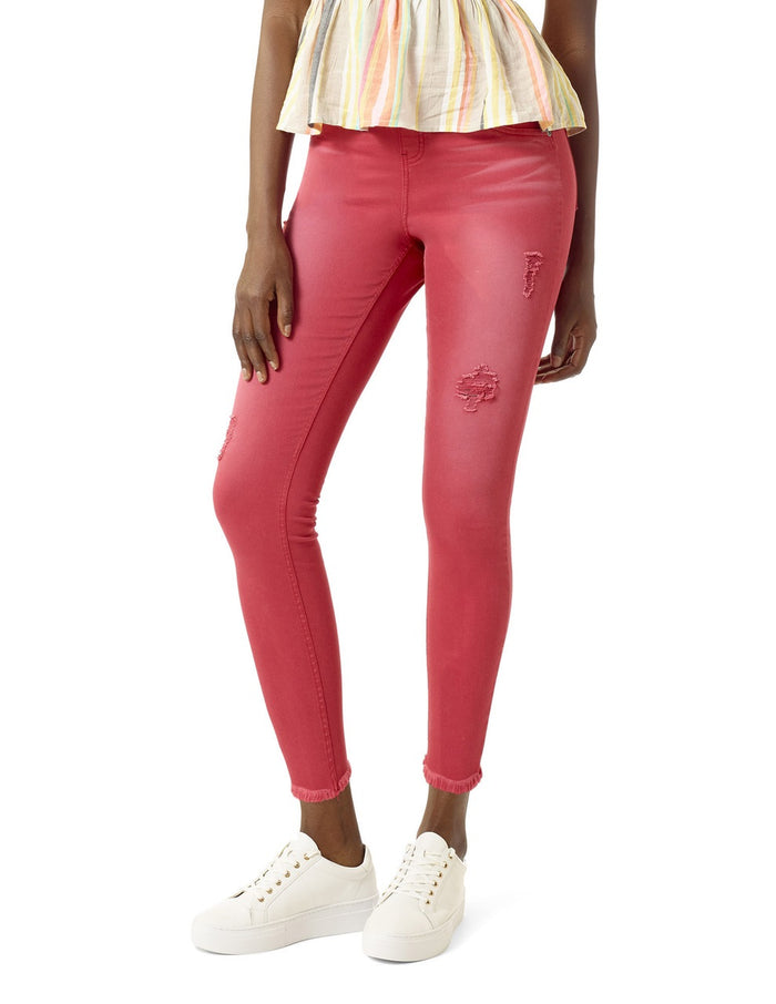 HUE Ripped Denim High Rise Skimmer Legging - U23418