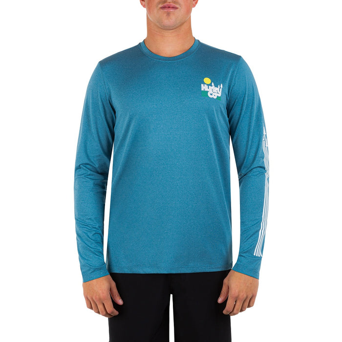 Hurley Men's H20-Dri Easton Coastal Exploration UPF Long Sleeve - MAT0000590