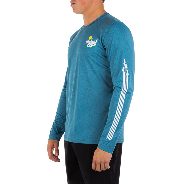 Hurley Men's H20-Dri Easton Coastal Exploration UPF Long Sleeve - MAT0000590