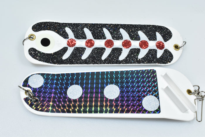 Hyperflasherz - Tuxedo - 8" Double Finned Flasher