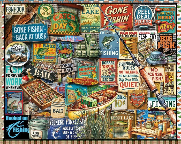 I Love Fishing 1000 Pce Puzzle