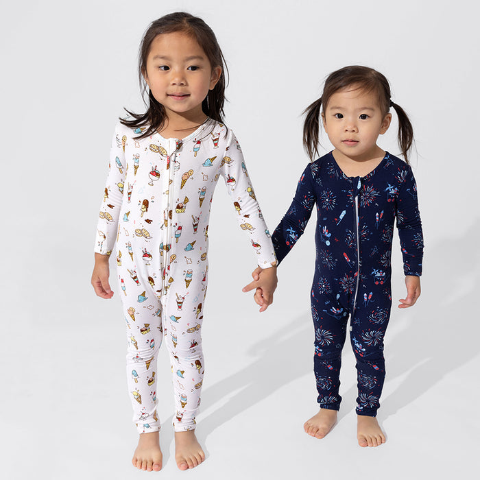 Ice Cream Bamboo Convertible Footie