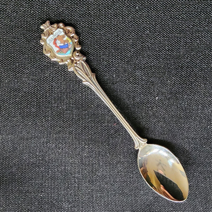 Illinois Collectible Souvenir Spoon 4 1/2" (11cm)