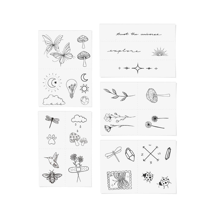 INKED BY DANI Explorer Temporary Tattoo Pack