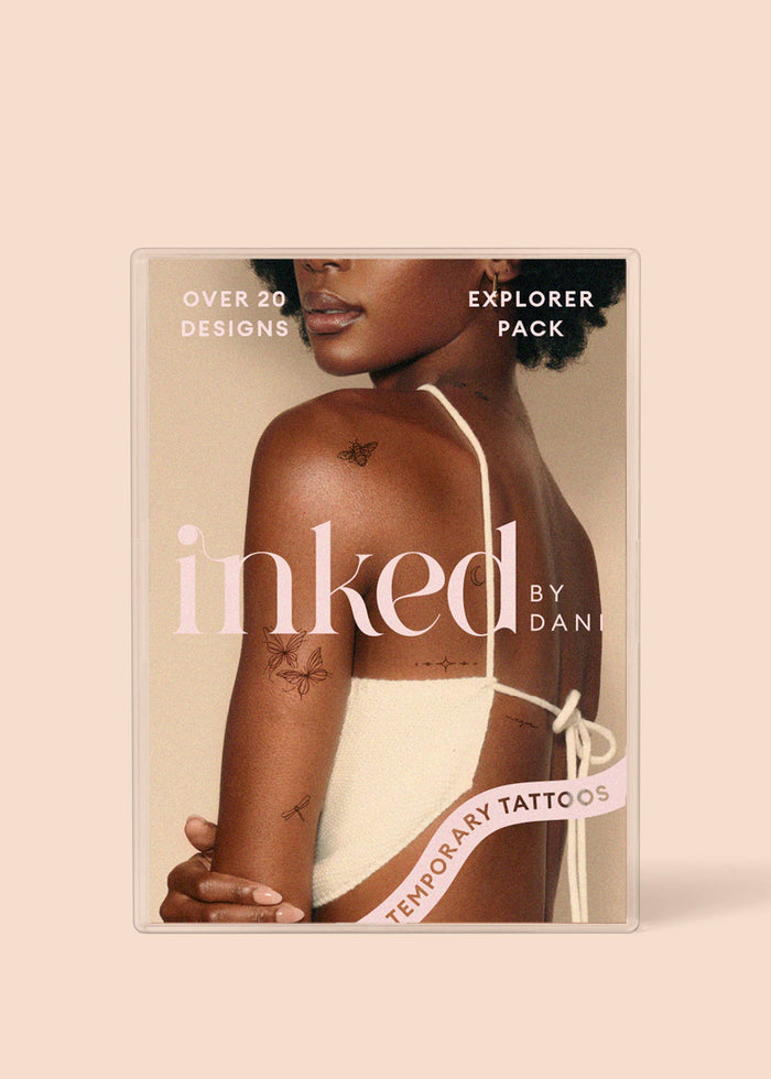 INKED BY DANI Explorer Temporary Tattoo Pack