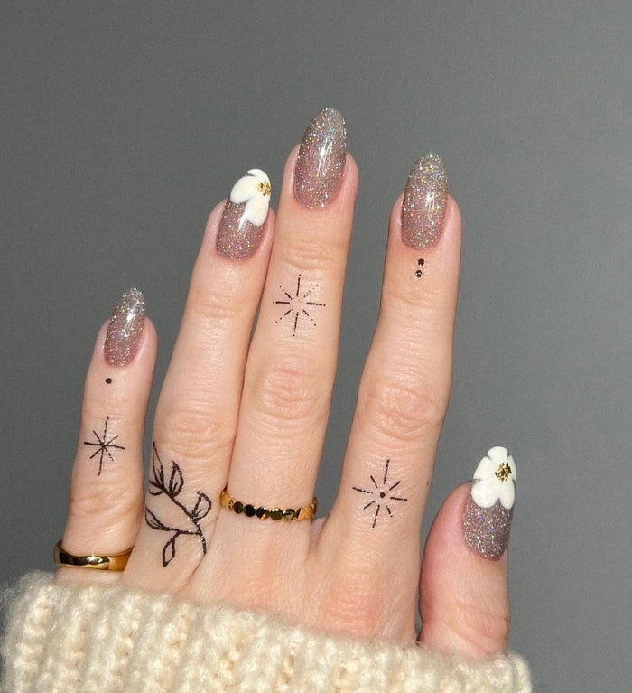 INKED BY DANI Fine Line Temporary Tattoo Pack