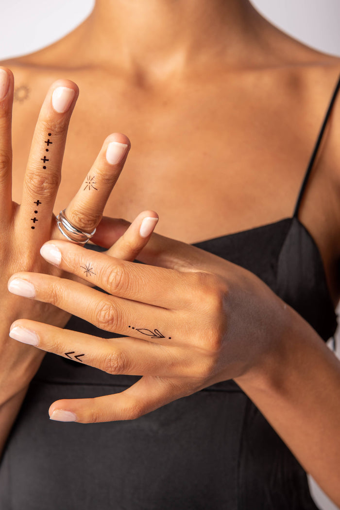 INKED BY DANI Fine Line Temporary Tattoo Pack