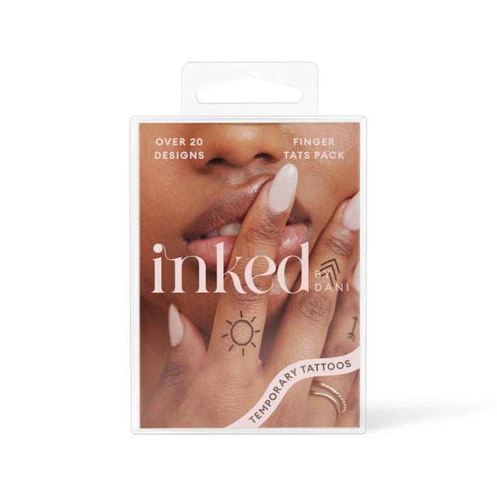 INKED BY DANI Finger Tats Temporary Tattoo Pack