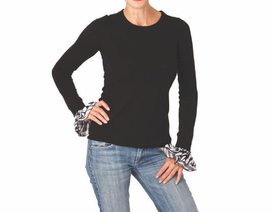 Invisibelt Almost Zebra Ruffle Cuff