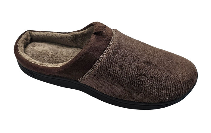 Isotoner Men's Microterry Jared Clog Slippers with Enhanced Heel Cushion - 92242