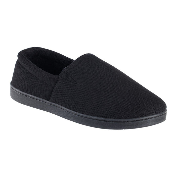 isotoner Men's Textured Knit Kai Closed Back Slippers - 96124