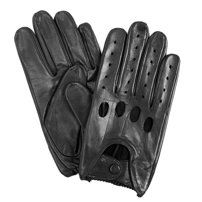 Isotoner Signature Men's Smooth Leather Driving Gloves - A45011