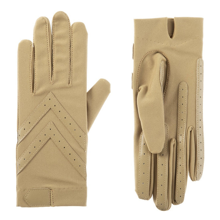Isotoner Women's smartDRI Chevron Shortie Touchscreen Gloves - 30004