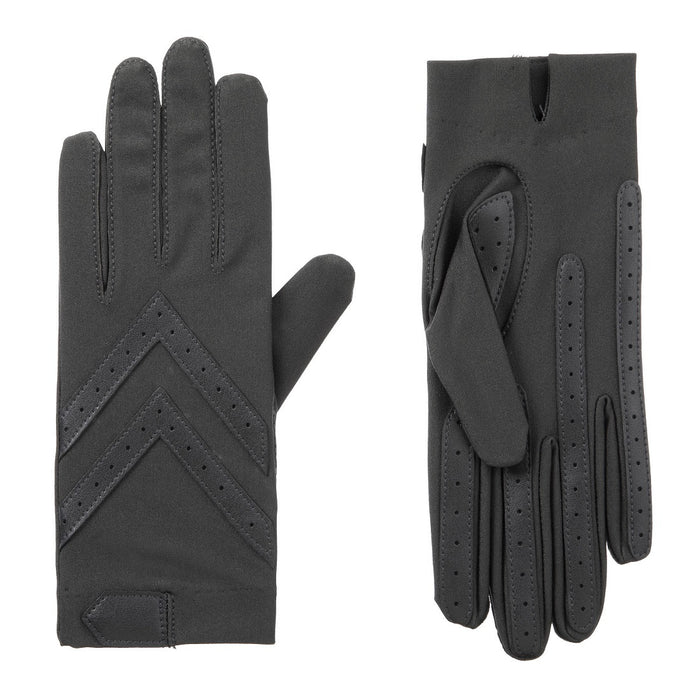 Isotoner Women's smartDRI Chevron Shortie Touchscreen Gloves - 30004