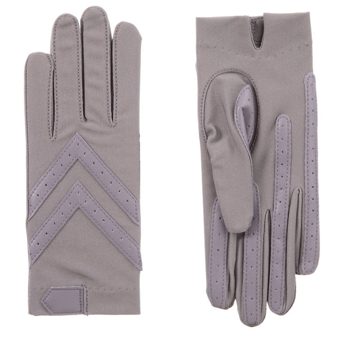 Isotoner Women's smartDRI Chevron Shortie Touchscreen Gloves - 30004