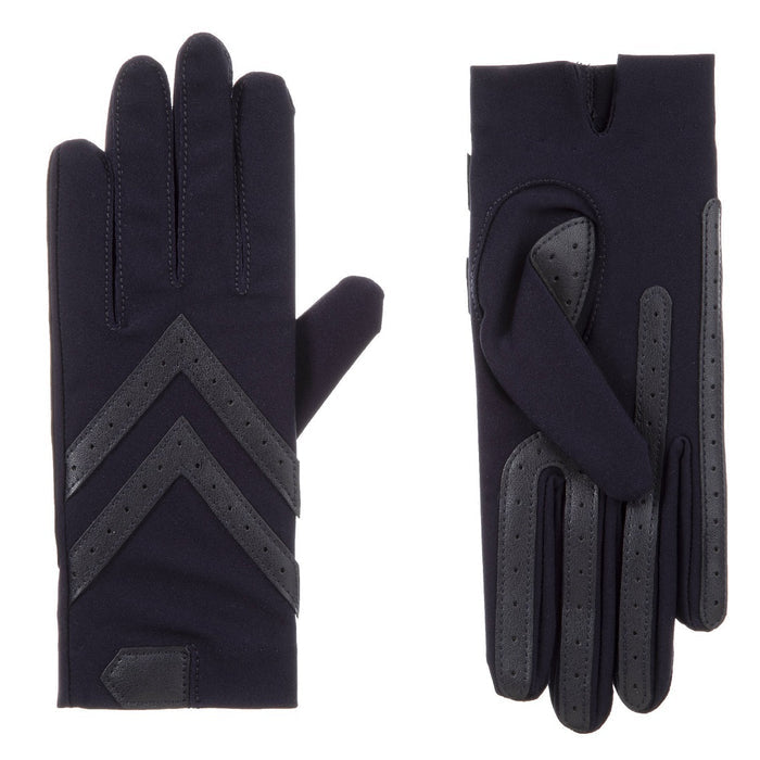 Isotoner Women's smartDRI Chevron Shortie Touchscreen Gloves - 30004