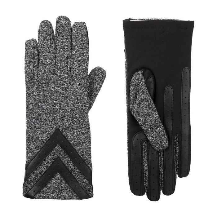 Isotoner Women’s smartDRI Chevron Spandex Stretch Touchscreen Gloves - 30003