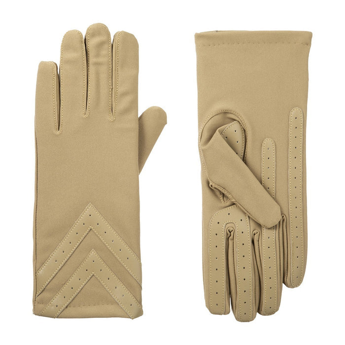 Isotoner Women’s smartDRI Chevron Spandex Stretch Touchscreen Gloves - 30003
