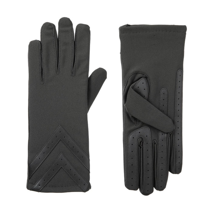 Isotoner Women’s smartDRI Chevron Spandex Stretch Touchscreen Gloves - 30003