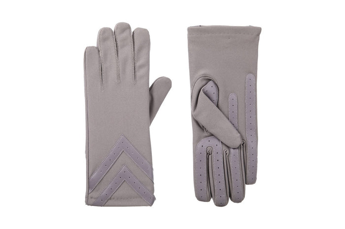 Isotoner Women’s smartDRI Chevron Spandex Stretch Touchscreen Gloves - 30003