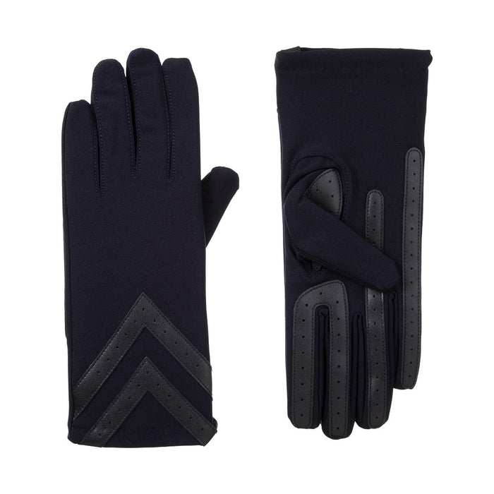 Isotoner Women’s smartDRI Chevron Spandex Stretch Touchscreen Gloves - 30003