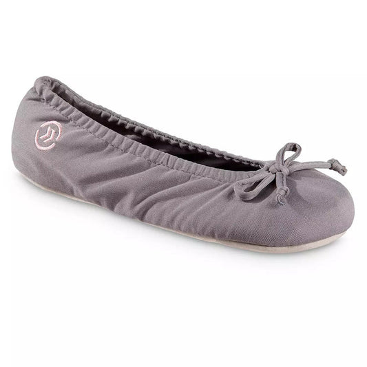 isotoner Women's Stretch Satin ECO Comfort Ballerina Slipper - 8535
