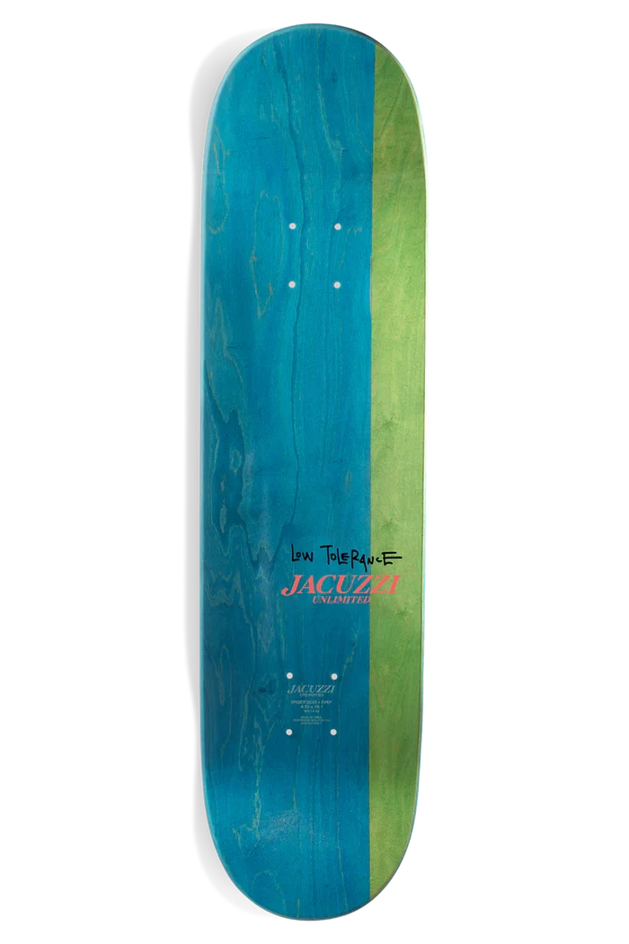 Jacuzzi Caswell Berry Roll Up 8.25 skateboard deck angled view