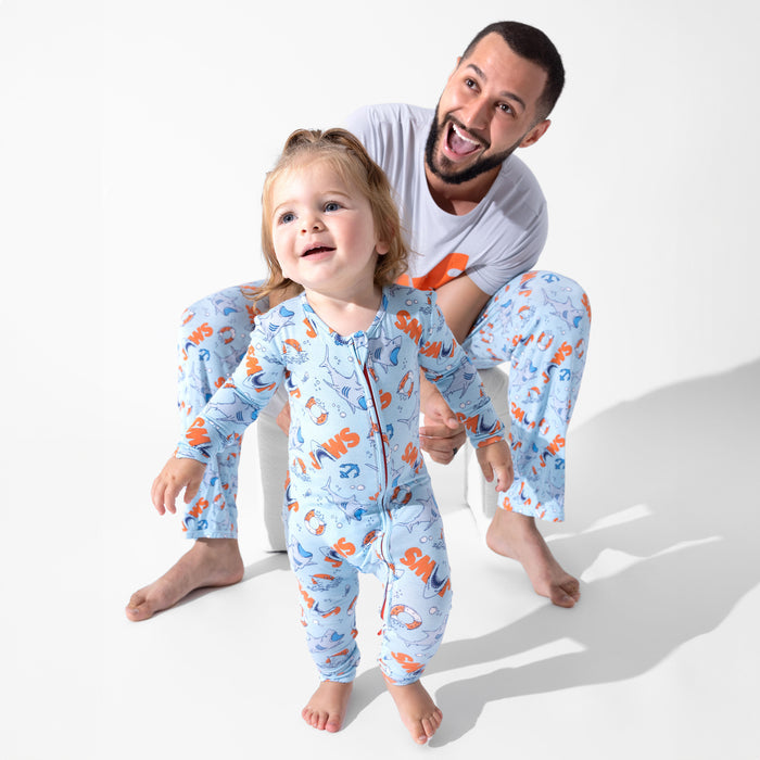 JAWS Bamboo Convertible Footie