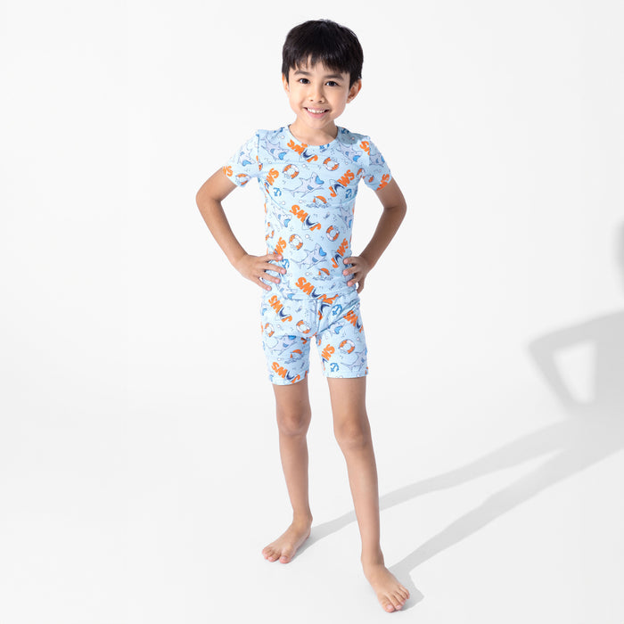 JAWS Bamboo Kids Pajama Short Set