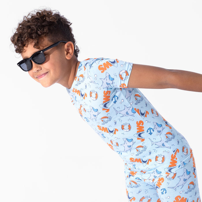 JAWS Bamboo Kids Pajama Short Set