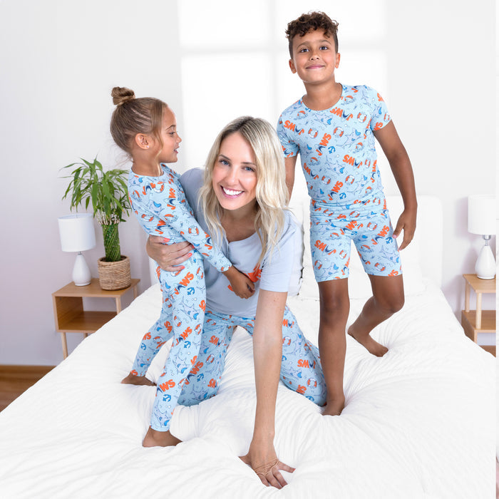 JAWS Bamboo Kids Pajama Short Set