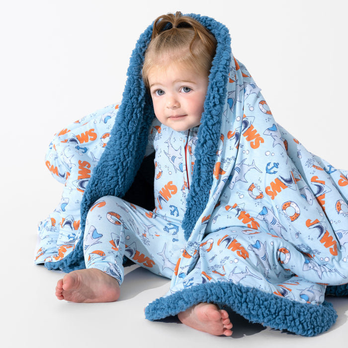 JAWS Bamboo Sherpa Blanket