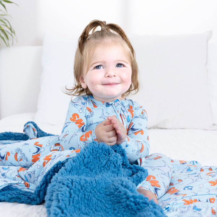 JAWS Bamboo Sherpa Blanket