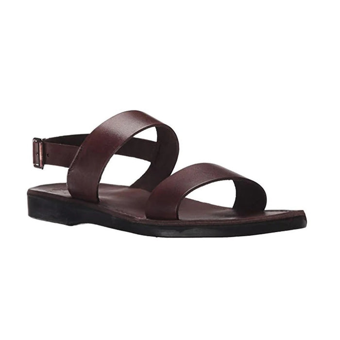 Jerusalem Sandals Golan Leather Slingback Flat Sandal