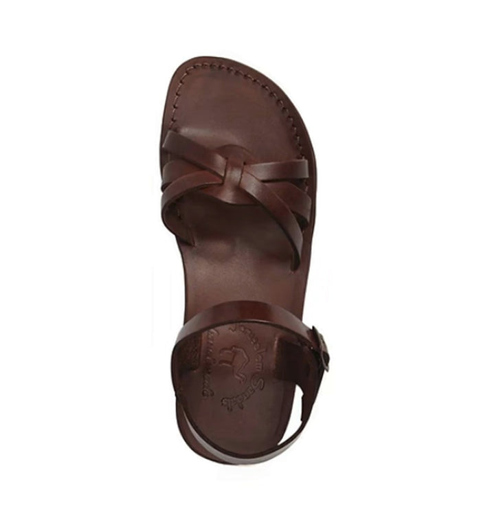 Jerusalem Sandals Miriam Women's Leather Slingback Buckle Sandal