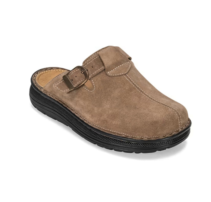 Jerusalem Sandals Nomad Women's Front Seam Suede Leather Clog