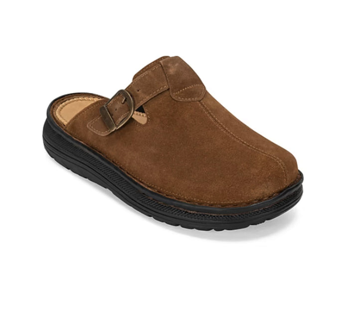 Jerusalem Sandals Nomad Women's Front Seam Suede Leather Clog