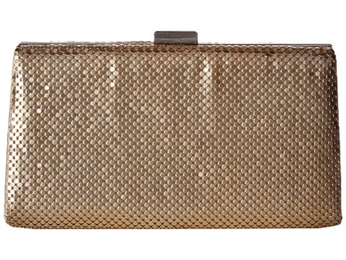 Jessica McClintock Womens Claire Mesh Minaudiere - V31396
