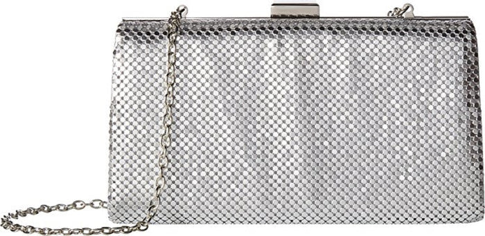 Jessica McClintock Womens Claire Mesh Minaudiere - V31396