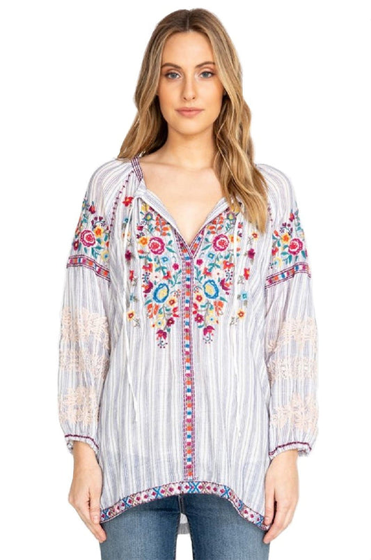 Johnny Was Allegra Peasant Blouse - W13519-3