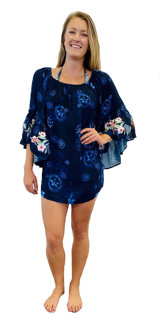 Johnny Was Annia Off The Shoulder Cover Up - CSW2120-H