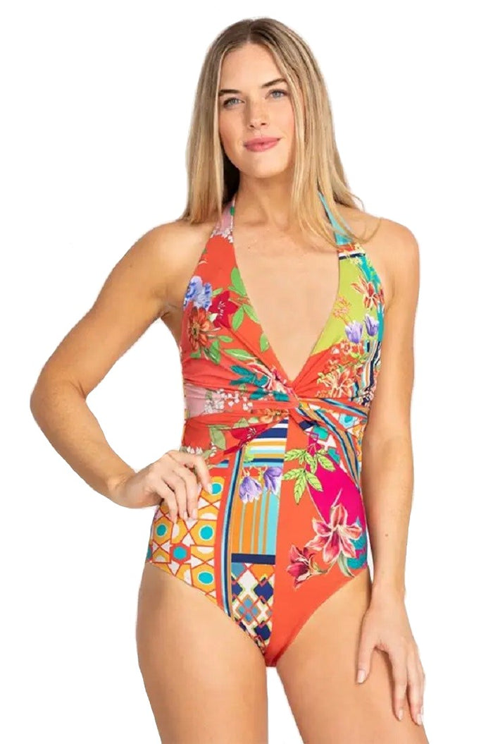 Johnny Was Color Twist One Piece Swimwear - CSW9721AN