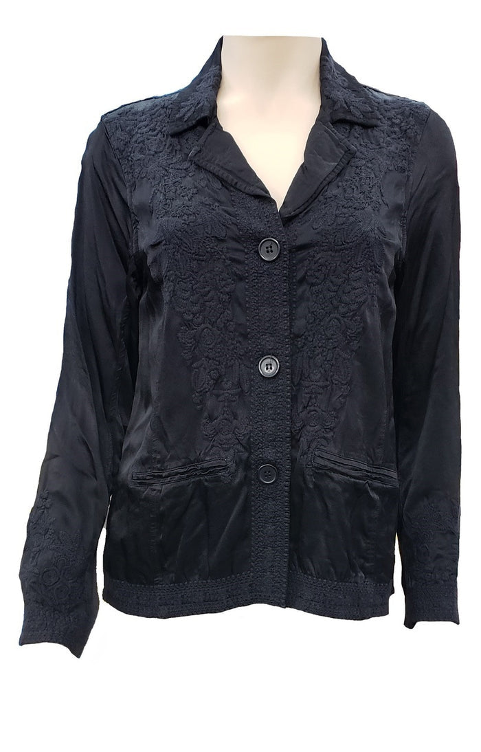 Johnny Was Crosyen Satin Jacket - P41919-2
