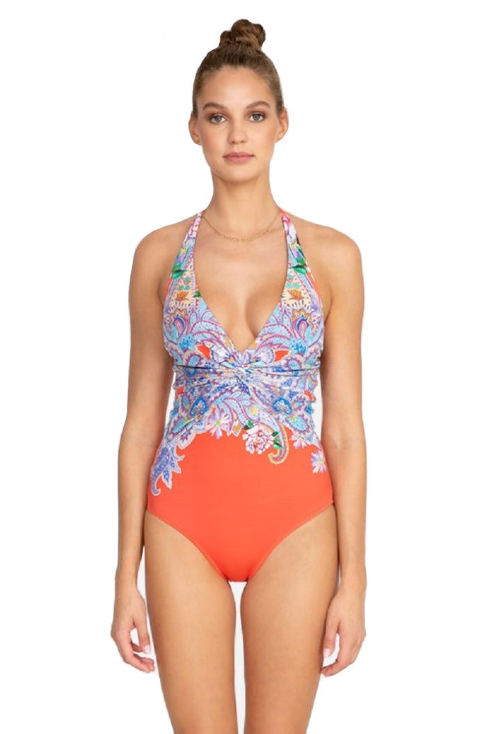 Johnny Was Drew Twist One Piece Swimwear - CSW7421-F