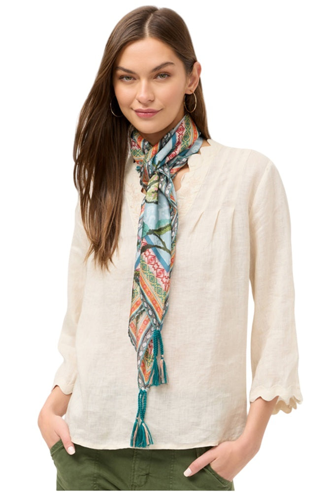Johnny Was Gillian Silk Scarf - C96425-E