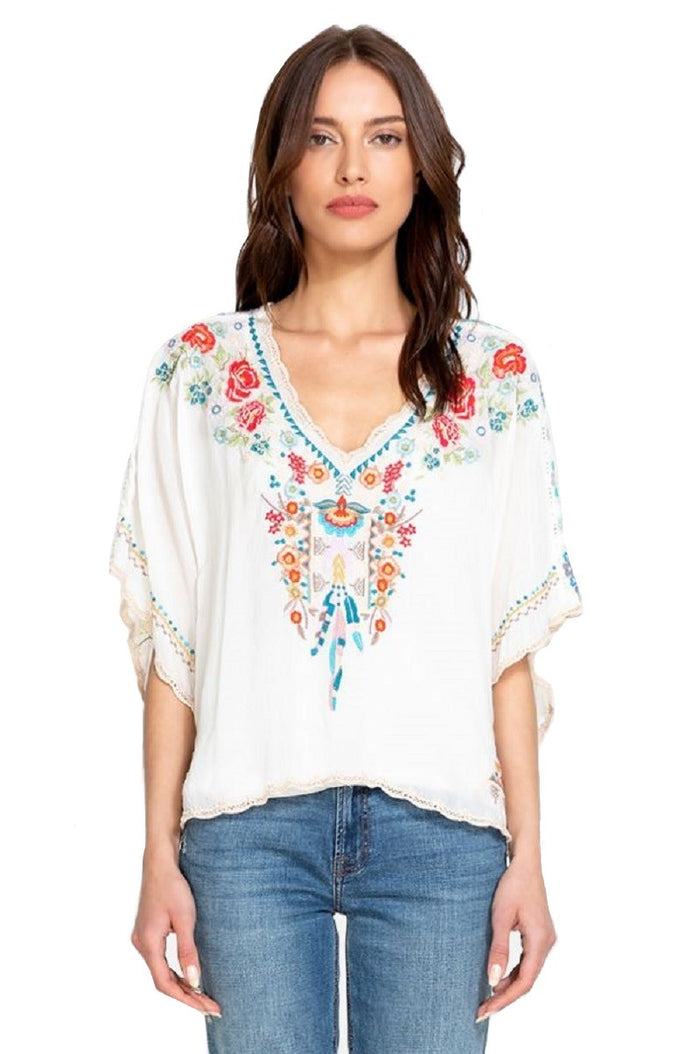 Johnny Was Klarah Print Blouse - C10919-4